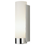 Tyrone Wall Sconce - Polished Chrome / Frost White