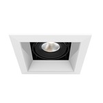 4IN LED Multiples Trim with Remodel Housing - White Trim / Black Reflector