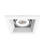 4IN LED Multiples Trim with Remodel Housing - White Trim / White Reflector