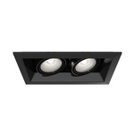 PAR20 Multiples Trim with Remodel Housing - Black Trim / Black Reflector