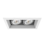 4IN LED Multiples Trim with Remodel Housing - White Trim / White Reflector