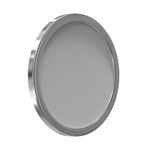 Directional Mount Mirror W / Adhesive Tabs - Satin Nickel / Mirror