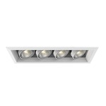 PAR20 Multiples Trim with Remodel Housing - White Trim / White Reflector
