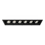 PAR20 Multiples Trim with Remodel Housing - Black Trim / Black Reflector