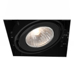 4 inch MR16 GU10 Multiples Trimless with Remodel Housing - Black