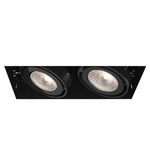 4 inch MR16 GU10 Multiples Trimless with Remodel Housing - Black