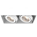 4 inch MR16 GU10 Multiples Trimless with Remodel Housing - White