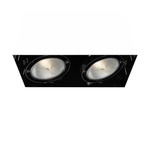 6IN PAR30 Halogen Multiples Trimless with Remodel Housing - Black