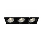 6IN PAR30 Halogen Multiples Trimless with Remodel Housing - Black