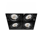 6IN LED 2X2 Trimless with Remodel Housing - Black