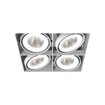 6IN LED 2X2 Trimless with Remodel Housing - White