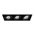 4IN LED Multiples Trimless with Remodel Housing - Black