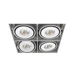 PAR20 LED 2X2 Trimless with Remodel Housing - White