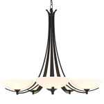 Aegis Chandelier - Black / Opal