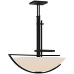 Ondrian Oval Pendant - Black / Opal