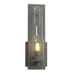 New Town Wall Sconce - Natural Iron / Seeded Clear