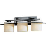 Arc Ellipse Bathroom Vanity Light - Dark Smoke / Opal