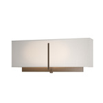 Exos Square Wall Sconce - Bronze / Flax