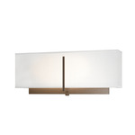 Exos Square Wall Sconce - Bronze / Natural Anna