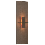 Aperture Vertical Wall Sconce - Bronze / Topaz