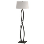 Almost Infinity Floor Lamp - Black / Flax