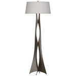 Moreau Floor Lamp - Bronze / Flax