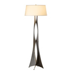 Moreau Floor Lamp - Dark Smoke / Flax