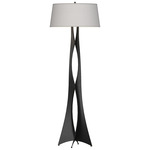 Moreau Floor Lamp - Black / Flax