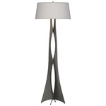 Moreau Floor Lamp - Natural Iron / Flax