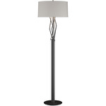 Brindille Floor Lamp - Black / Flax
