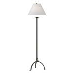 Simple Lines Floor Lamp - Natural Iron / Natural Anna