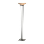 Taper Torchiere Floor Lamp - Natural Iron / Sand