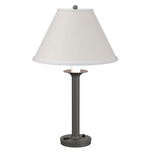 Simple Lines Table Lamp - Natural Iron / Natural Anna