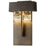 Shard Outdoor Wall Sconce - Coastal Dark Smoke / Clear w/Shards