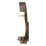 Sea Coast Outdoor Wall Sconce - Coastal Bronze / Opal