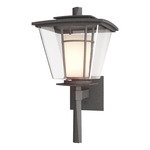 Beacon Hall Outdoor Wall Sconce - Coastal Natural Iron / Clear / Opal