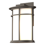 Province Outdoor Wall Sconce - Coastal Dark Smoke / Opal