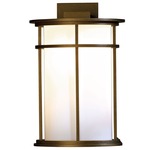 Province Outdoor Wall Sconce - Coastal Bronze / Opal
