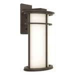 Province Outdoor Wall Sconce - Coastal Dark Smoke / Opal