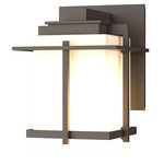 Tourou Small Outdoor Wall Sconce - Coastal Dark Smoke / Opal