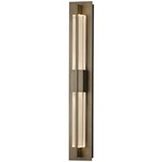 Double Axis Outdoor Wall Sconce - Coastal Bronze / Clear