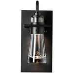 Erlenmeyer Outdoor Wall Sconce - Coastal Black / Clear