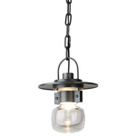 Mason Outdoor Pendant - Coastal Burnished Steel / Clear