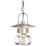 Mason Outdoor Pendant - Coastal Burnished Steel / Clear