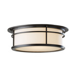 Province Outdoor Ceiling Light - Coastal Dark Smoke / Opal