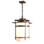 Banded Outdoor Pendant - Coastal Bronze / Opal