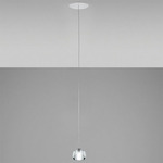 Multispot Beluga Mini Pendant with Flush Mount Canopy - White / Transparent