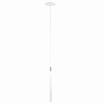 Multispot Tooby Mini Pendant with Round Flush Canopy - White / Transparent