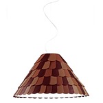 Roofer A03 High Pendant - White / Orange