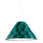 Roofer A03 High Pendant - White / Green
